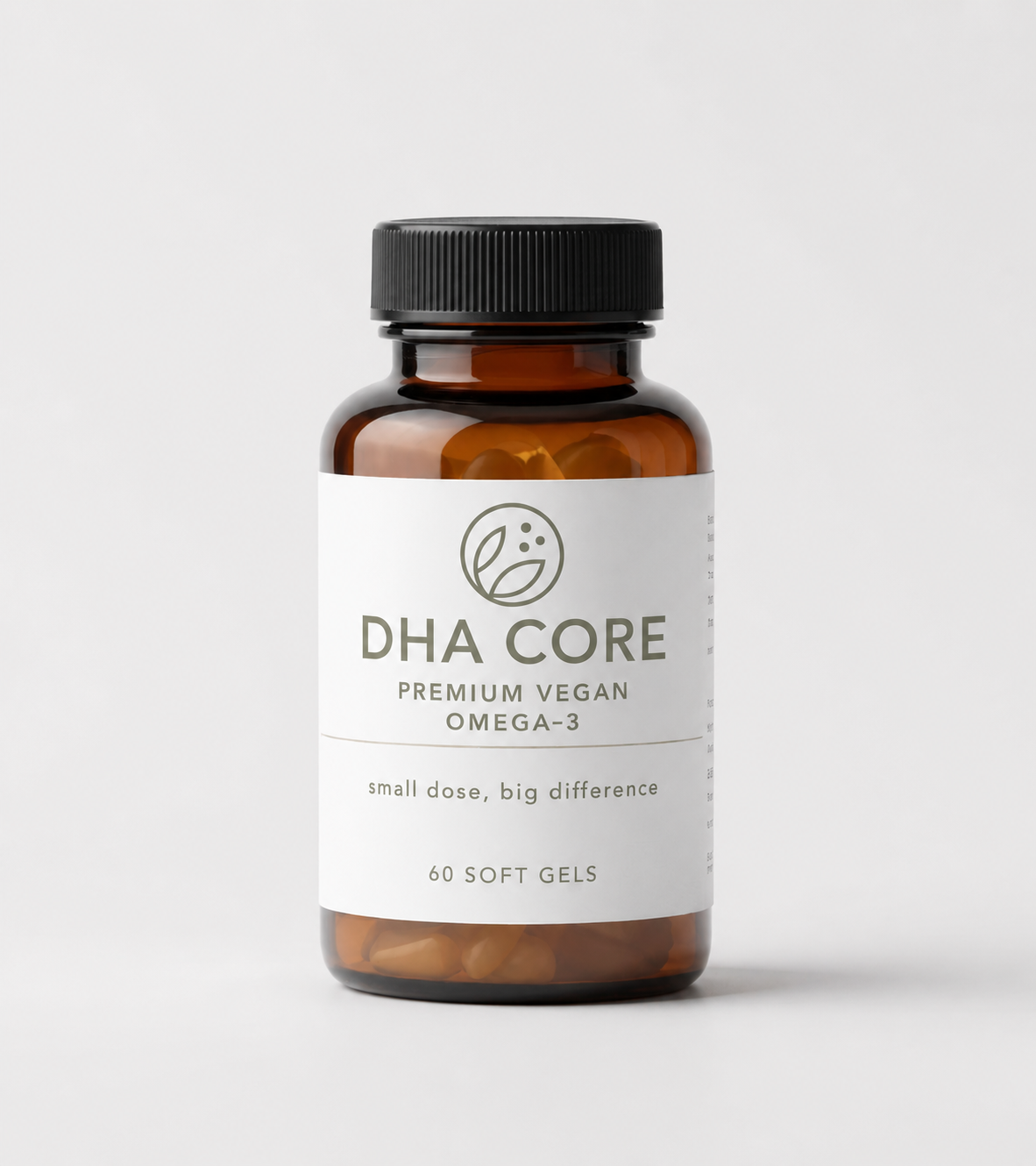 DHA-Core 60 softgel bottle